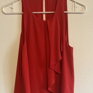 Zara red blouse